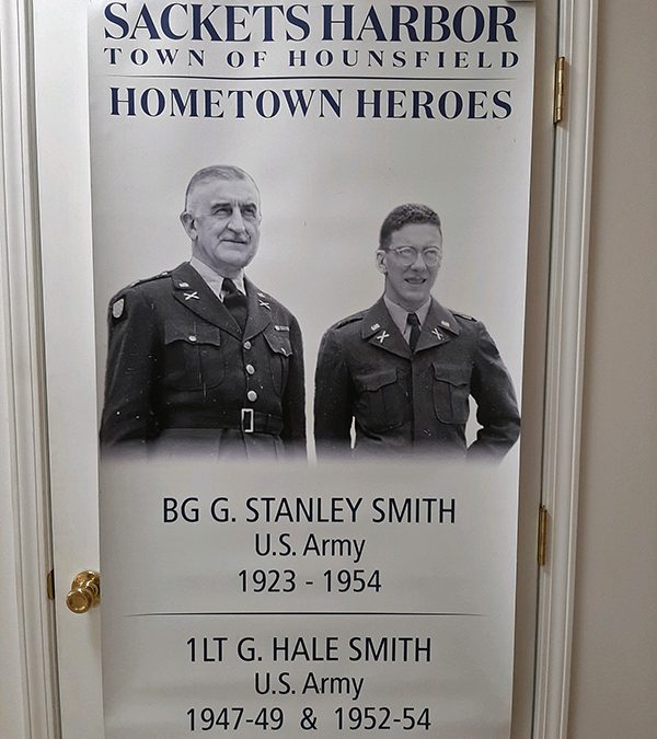 Photo of one of 2021's Hometown Hero Banners