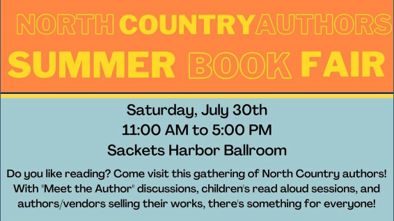 Top Section of the 2022 Summer Book Fair Flyer