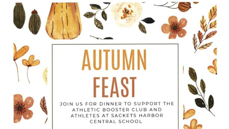 Cropped version of the flyer for the Autumn Feast and Fundraiser at Old McDonald's Farm