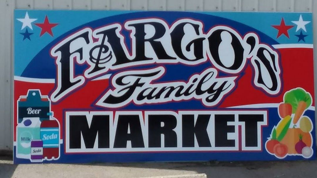 Fargo's Family Market sign