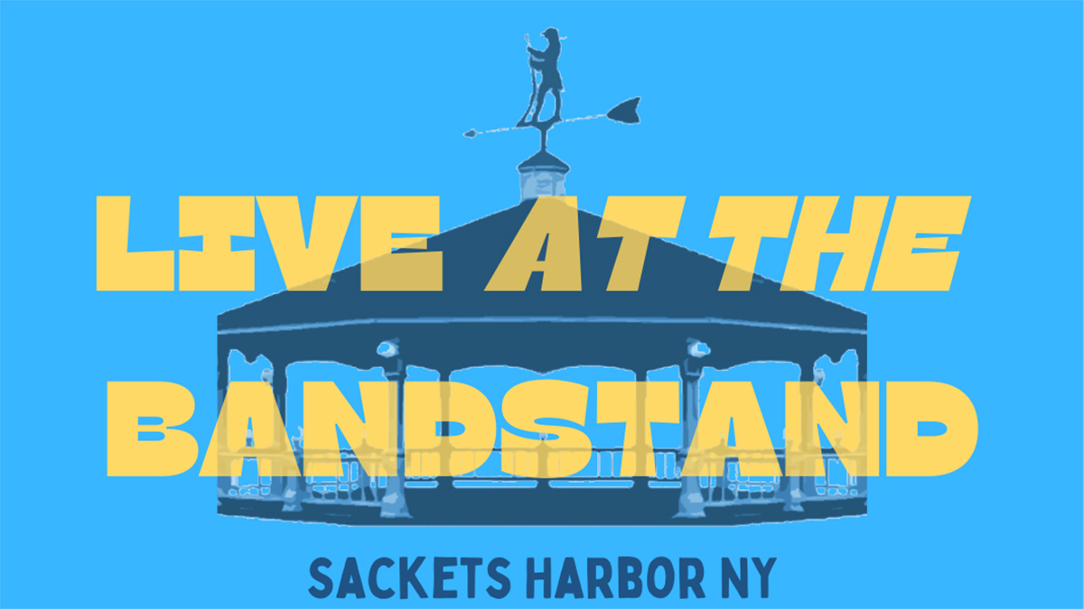 Color logo for Live at the Bandstand in Sackets Harbor, NY